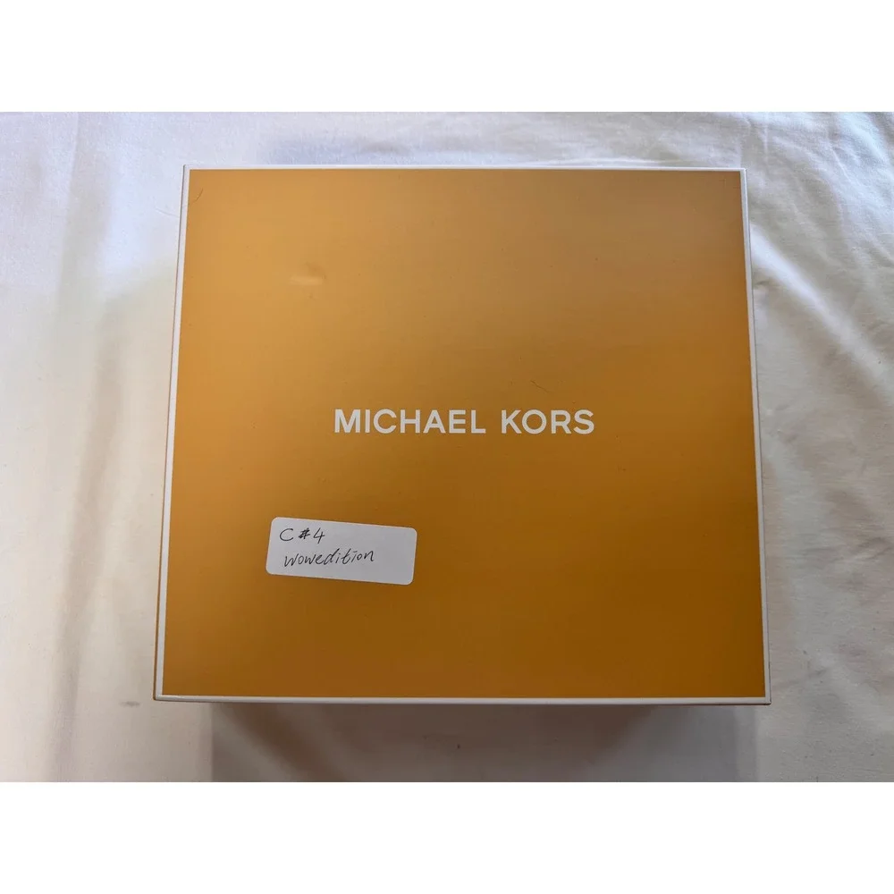 Michael Kors Oxblood Metallic Snakeskin‎ Crossbody Bag and Card Holder Gift Set